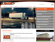 Tablet Screenshot of maxxisvietnam.com